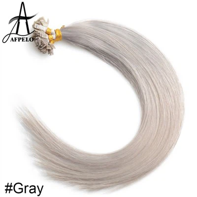 Przedłużanie włosów z płaską końcówką